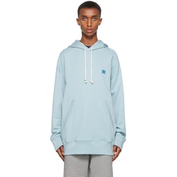 Blue French Terry Hoodie 212129M202000