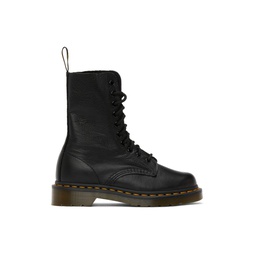 Black Virginia Mid Calf Boots 212399F114000
