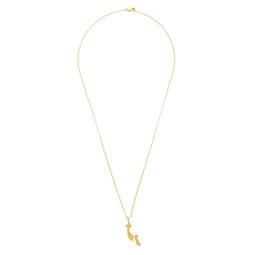 Gold Phantom Drip Necklace 212608M145003