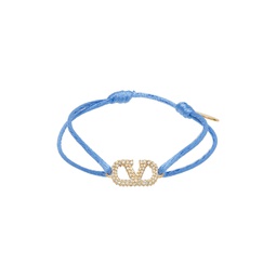 Blue VLogo Bracelet 212807F020042