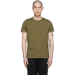 Green Cotton T Shirt 221111M213132