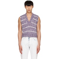 Purple Cotton Vest 221168M206019