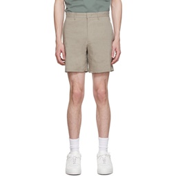Taupe Curtis Shorts 221216M193040