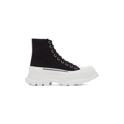 Black   White Tread Slick High Sneakers 221259F127000