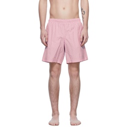 Pink Skull Dots Swimsuit 221259M208019