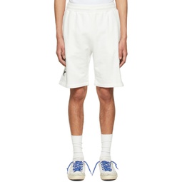 White Cotton Shorts 221264M193004