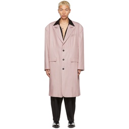SSENSE Exclusive Pink 90s Tailored Coat 221331M176004