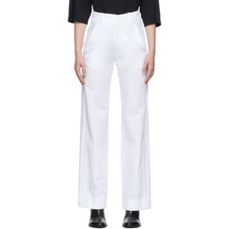 White Anneke Trousers 221378F087002