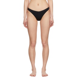 Black Lumiere Bikini Bottoms 221387F105028