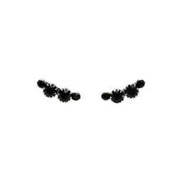 Silver   Black A Wild Shore Earrings 221600F022017