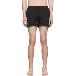 Black Nylon Swim Shorts 221616M208000