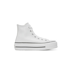 White Chuck Taylor All Star Lift Hi Sneakers 221799F127047