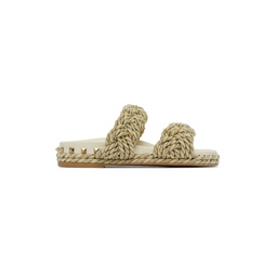 Off White Rope Rockstud Sandals 221807F124012