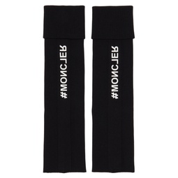 Black Legwarmer Socks 221826M220001
