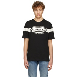 Black Cotton T Shirt 222001M213002