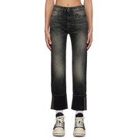 Black Courtney Slim Jeans 222021F069030