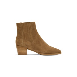 Beige Rover Ankle Boots 222055F113018