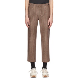 Brown Chester Trousers 222055M191032