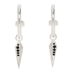 Silver Blade Earrings 222068M144008