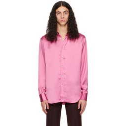 Pink Fluid Fit Shirt 222076M192034
