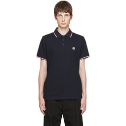 Navy Patch Polo 222111M212004