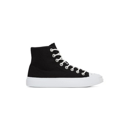 Black Canvas High Sneakers 222129F127001
