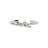 Silver Knot Cuff Bracelet 222129M142006