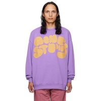 Purple Bubble Sweatshirt 222129M204026