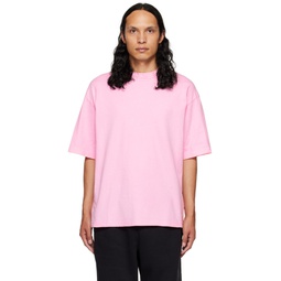 Pink Crewneck T Shirt 222129M213064