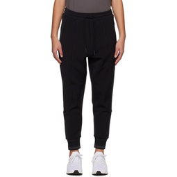 Black Relaxed Fit Lounge Pants 222138F086000