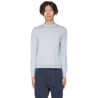 Blue Wool Sweater 222168M201026