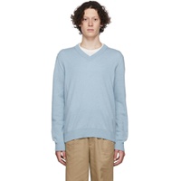 Blue Cashmere Sweater 222168M206010