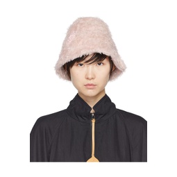 1 Moncler JW Anderson Pink Fuzzy Hat 222171F015000