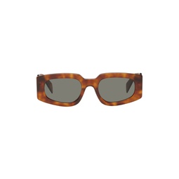 Tortoiseshell Tetra Sunglasses 222191M134020