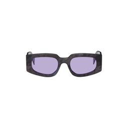 Black   Gray Tetra Sunglasses 222191M134022