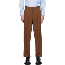 Brown Pants 1 0 Trousers 222227M191001