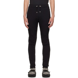 Black Relaxed Fit Lounge Pants 222251M190016