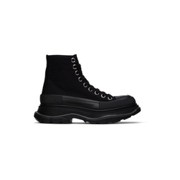 Black Tread Slick High Sneakers 222259F127000