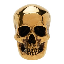Gold Skull Earring 222259M144005