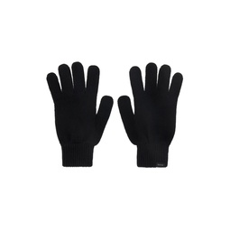 Black Cashmere Gloves 222260M135045