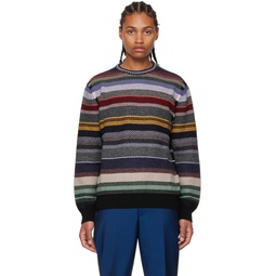 Multicolor Crewneck Sweater 222260M201008