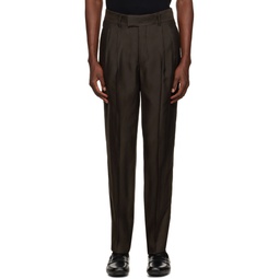SSENSE Exclusive Brown Trousers 222262M191012