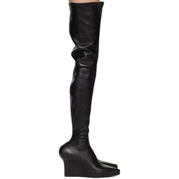 Black Pointed Boots 222278F115000