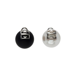 Black   White 4G Earrings 222278M144015