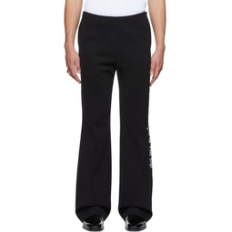 SSENSE Exclusive Black 70s Bellbottom Trousers 222331M191009