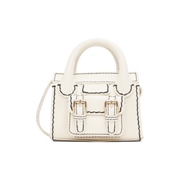 White Mini Edith Top Handle Bag 222338F046000