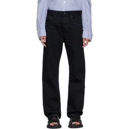 Black Slim Fit Jeans 222342F087001