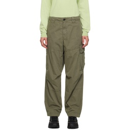 Gray Patch Pocket Trousers 222357F087004