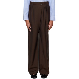 Brown Willow Trousers 222359F087016