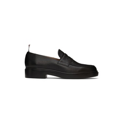 Black Penny Loafers 222381F121000